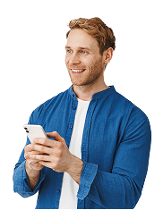 man using phone